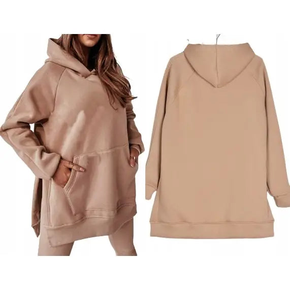 Varm Hettegenser i Oversize-stil med Fôr 205