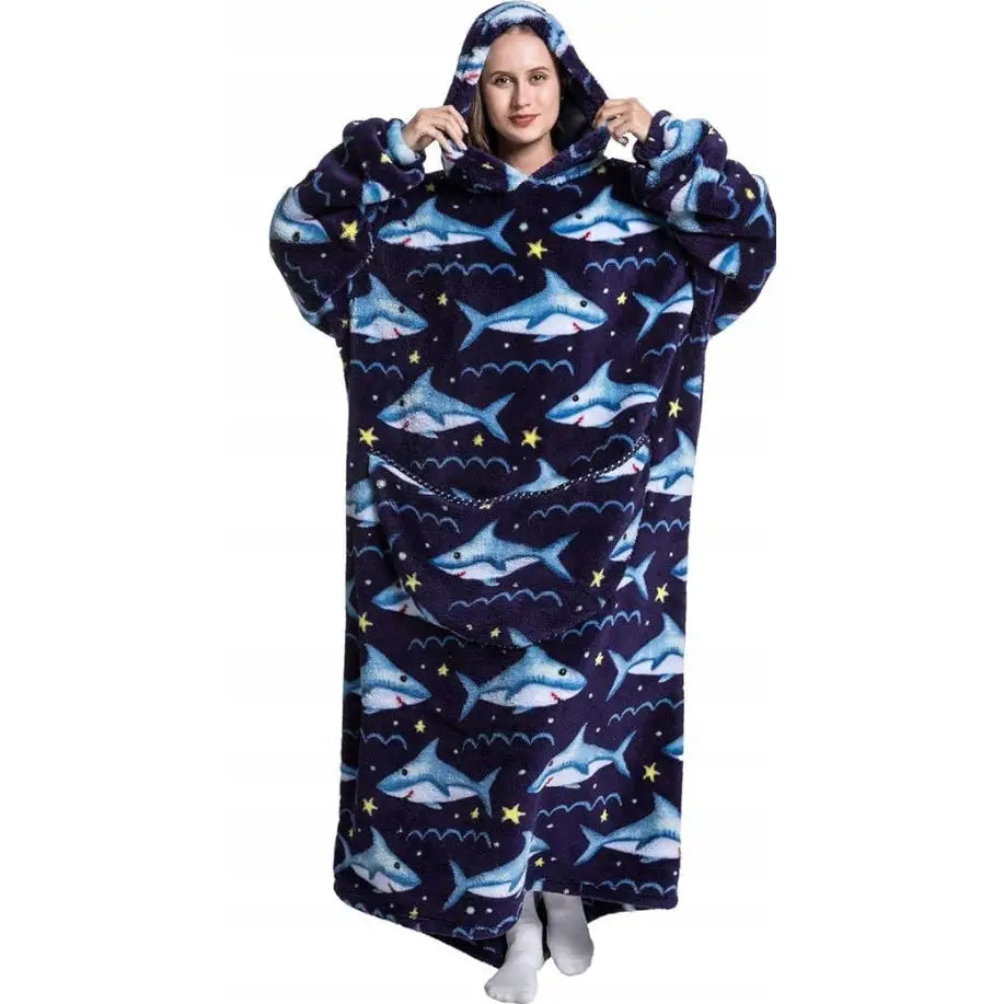 Varm Kocobluza Bluseteple Varm Genser-dekke Xxl Oversize.