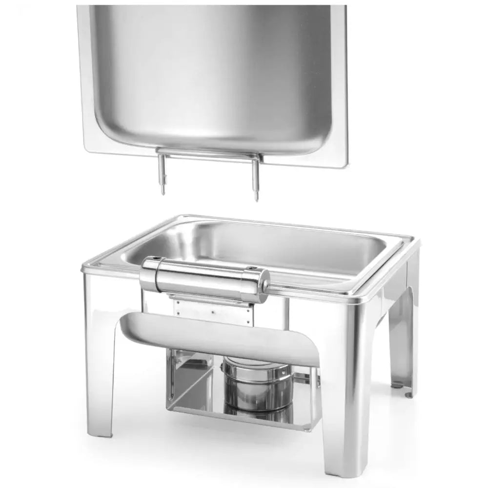 Varmeholder for Mat med Stearinlysvarmer Rustfritt Stål Gn 1/2