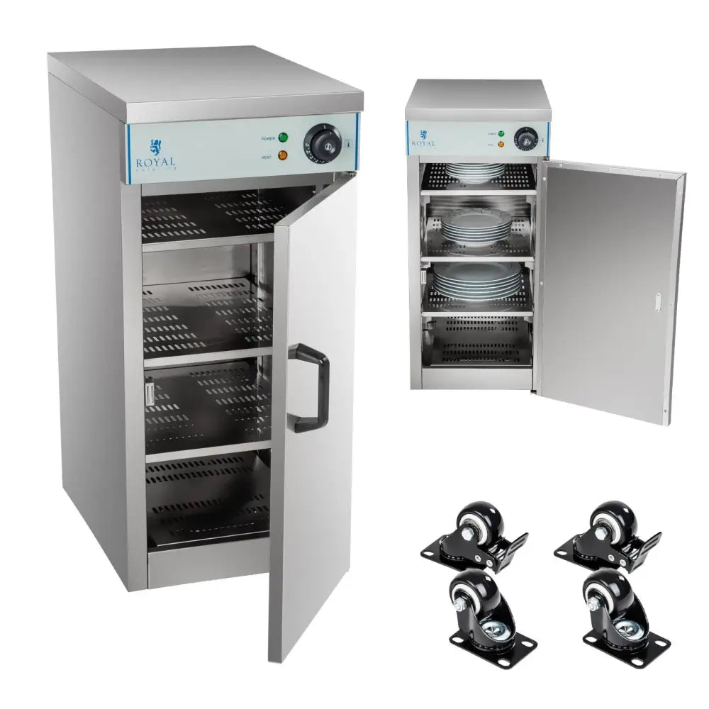 Varmeskuff til Tallerkener Horeca Varmeskap med Hjul 53x35x76,5cm.