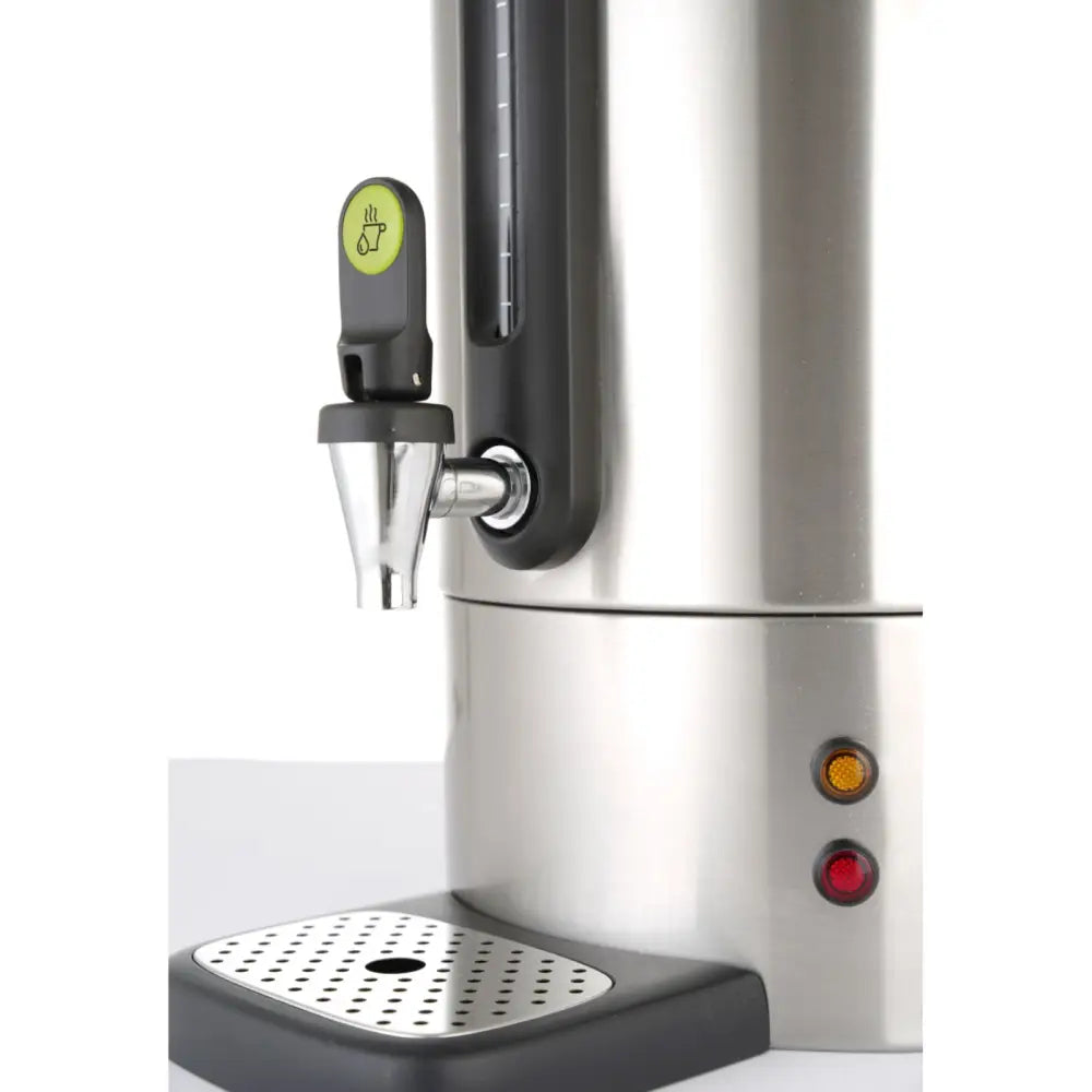 Varmtvannstank Kaffemaskin med Dryppfri Kran Rustfri Concept Line 18 l - Hendi 211427