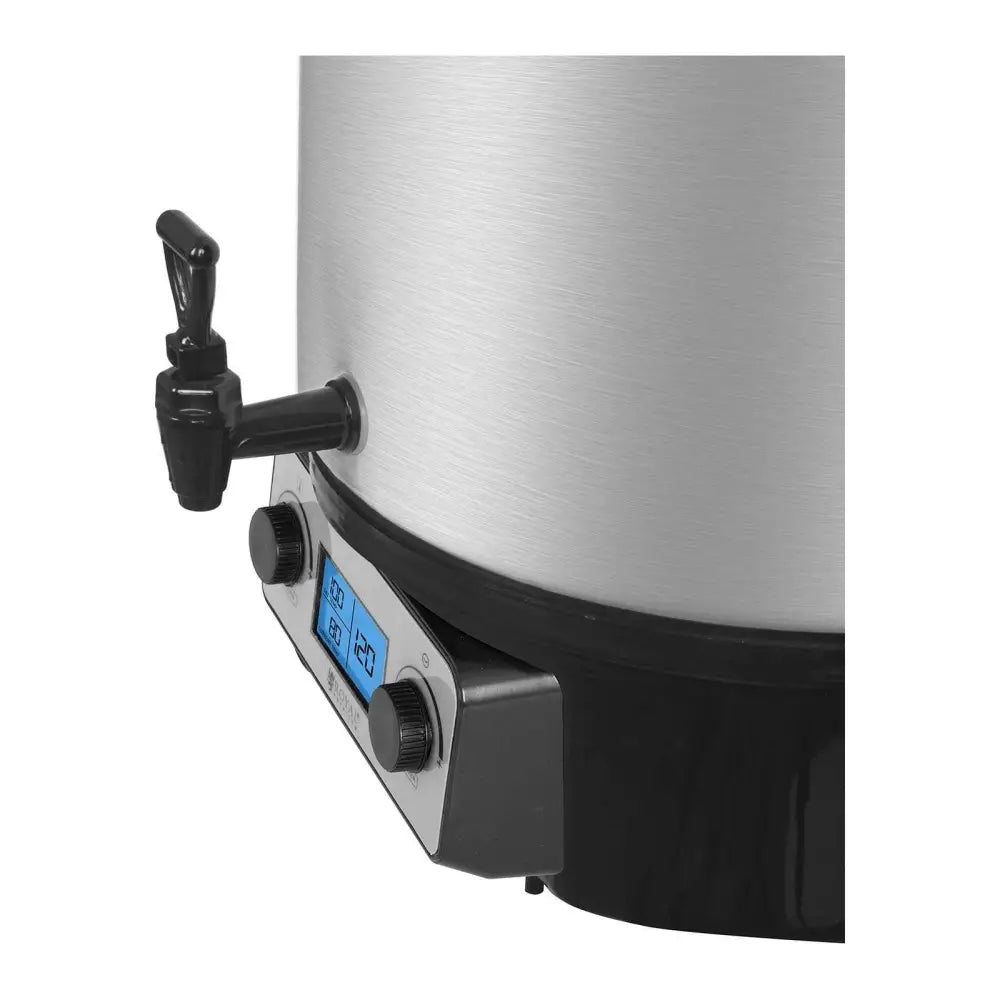 Varmtvannsvæskevarmer for Varm Gløgg med Lcd-timer Rustfritt Stål 2000w 27l