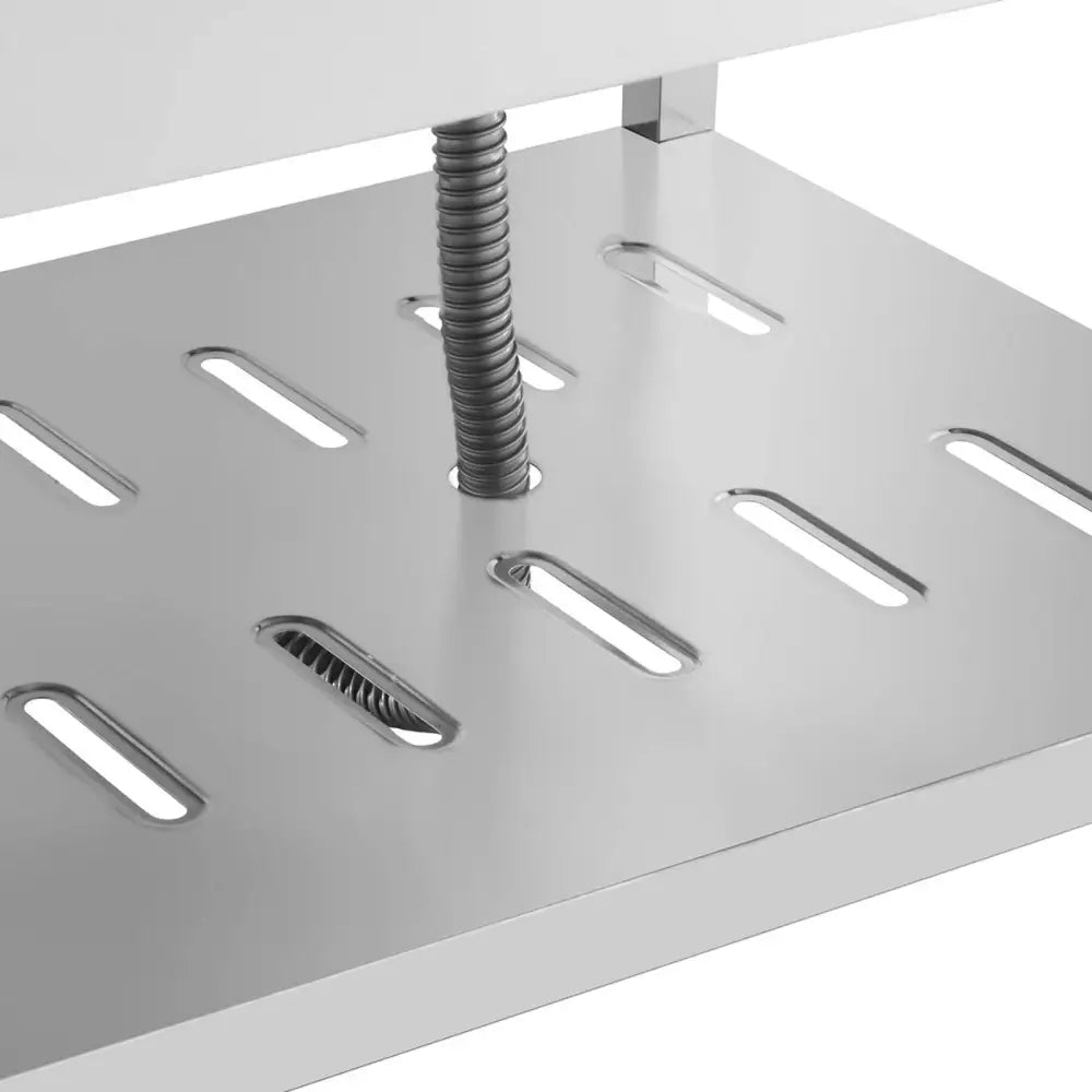 Vaskebasseng i Rustfritt Stål med Hylle Høyre Side 140 x 70 x 94,5 Cm