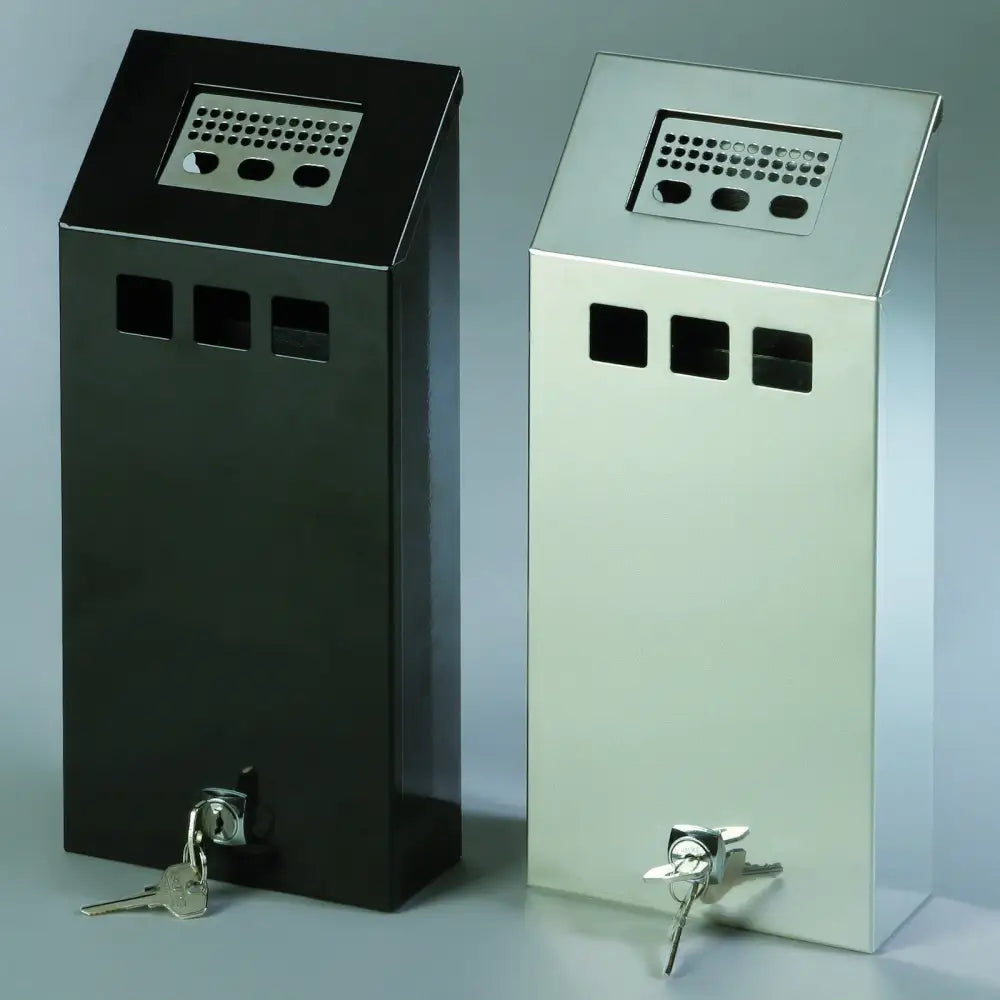 Vegghengt Askebegren med Avtagbart Låsbart Rustfritt Stålbeholder 1,5l