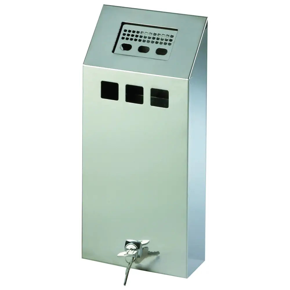 Vegghengt Askebegren med Avtagbart Låsbart Rustfritt Stålbeholder 1,5l