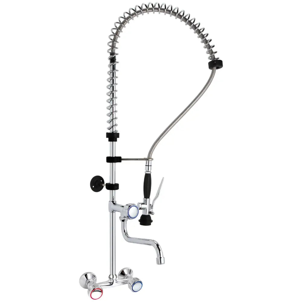 Vegghengt Kjøkkenbatteri med Tut og Dusj - Hendi 810293