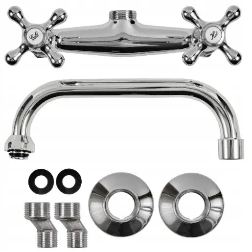 Vegghengt Svingbar Retro Kjøkken- og Servantbatteri