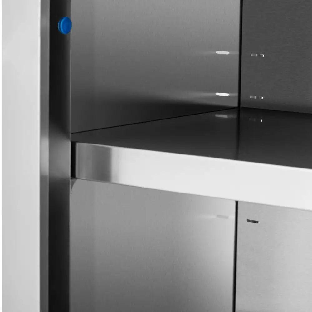 Veggmontert Gastronomisk Skap med Skyvedører i Stål 120 x 45 x 60 Cm