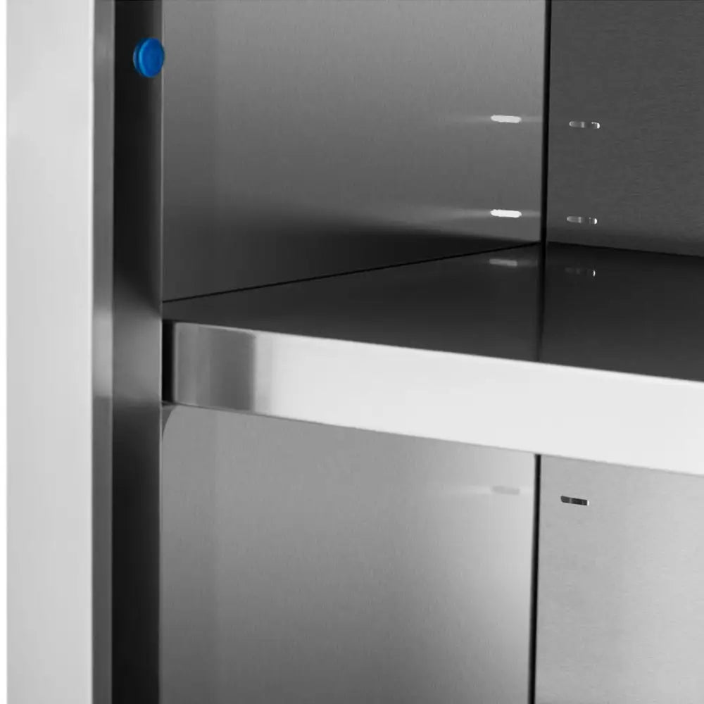 Veggmontert Gastronomisk Skap med Skyvedører Rustfri 140 x 45 x 60 Cm