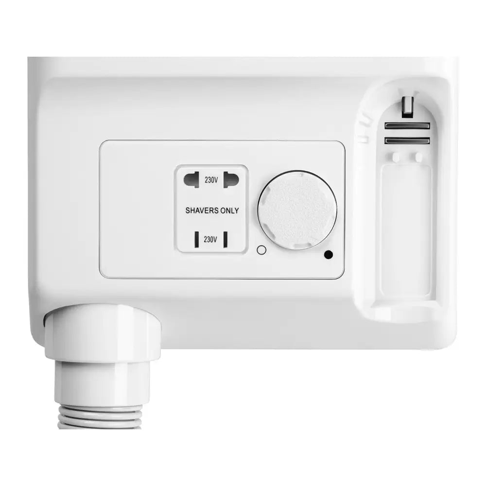 Veggmontert Hvit Hotellbasseng Hårføner 700w Physa Ultime