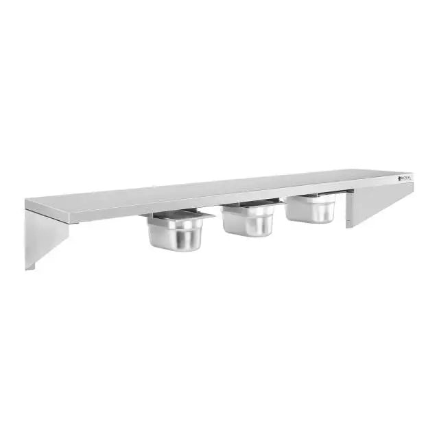 Veggmontert Hyllenehet med Rustfrie Gn1/9-beholdere