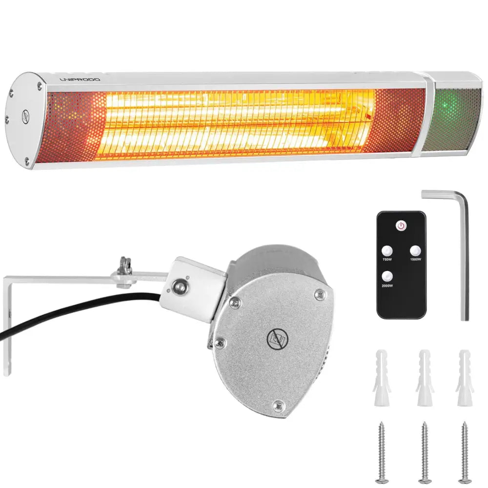 Veggmontert Infrarød 2000 w Terrassevarmer