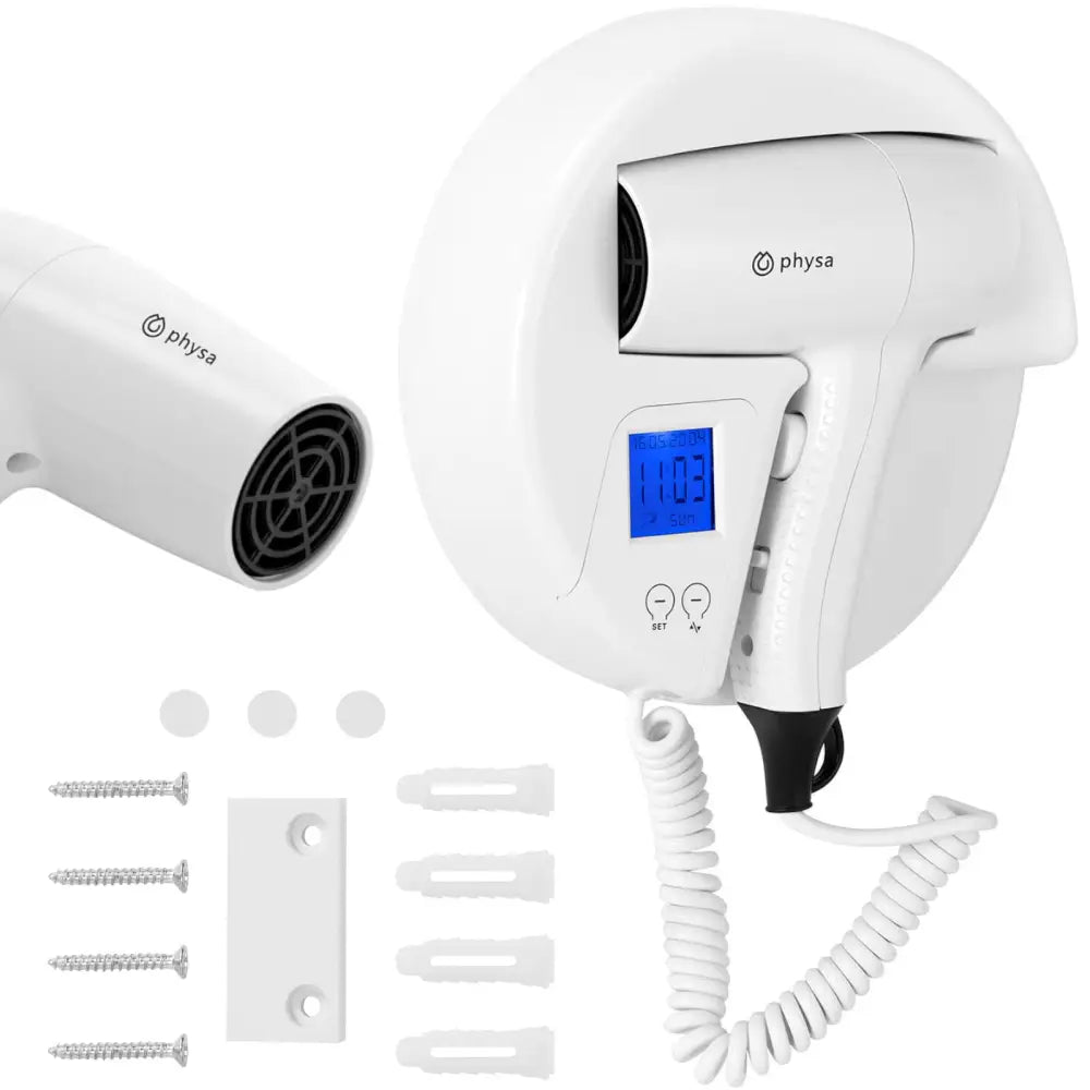 Veggmontert Led-håndkletørker for Hotellbasseng 1200 w Hvit