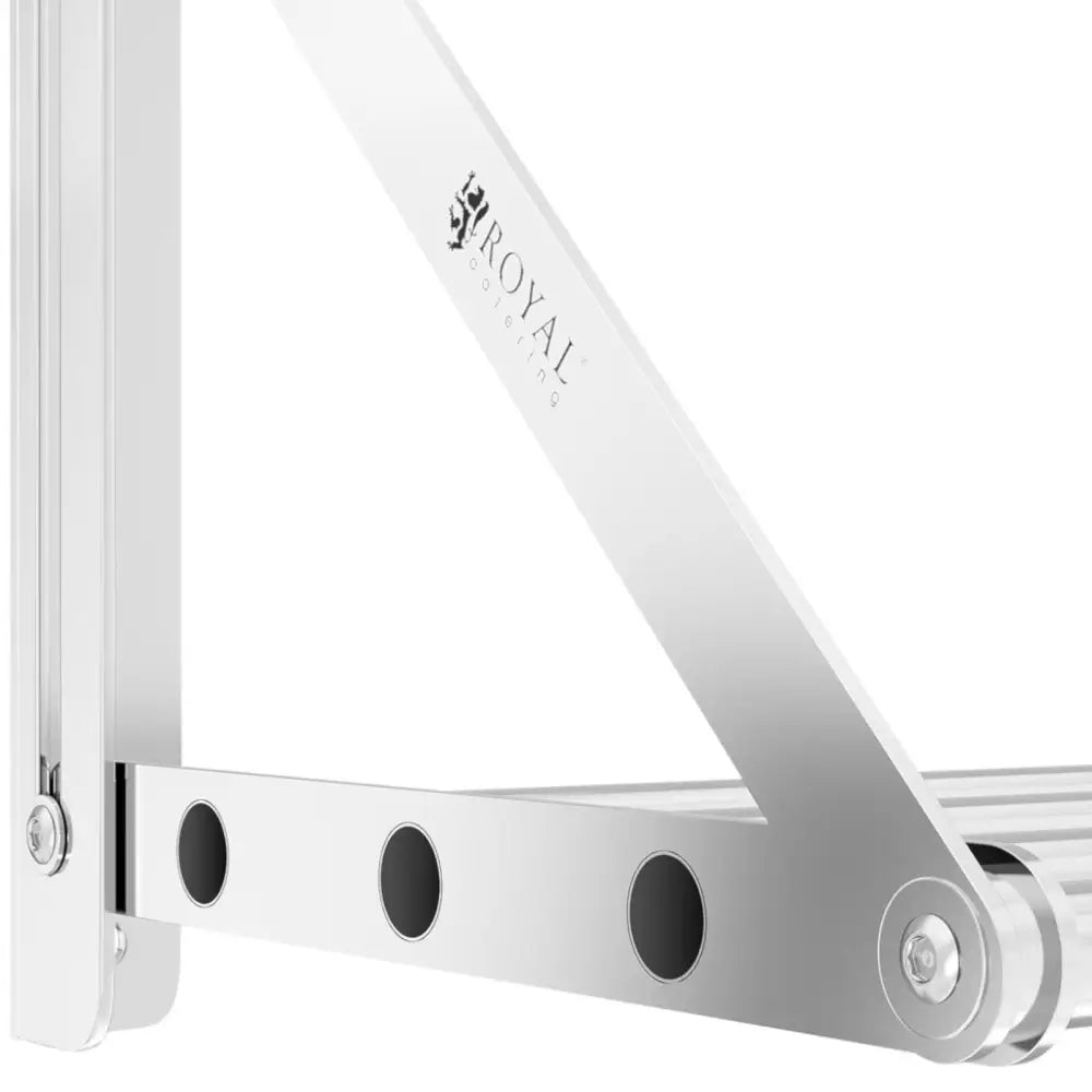 Veggmontert Sammenleggbar Rustfri Stål Hylle Opptil 40 Kg 80 x 30 Cm.