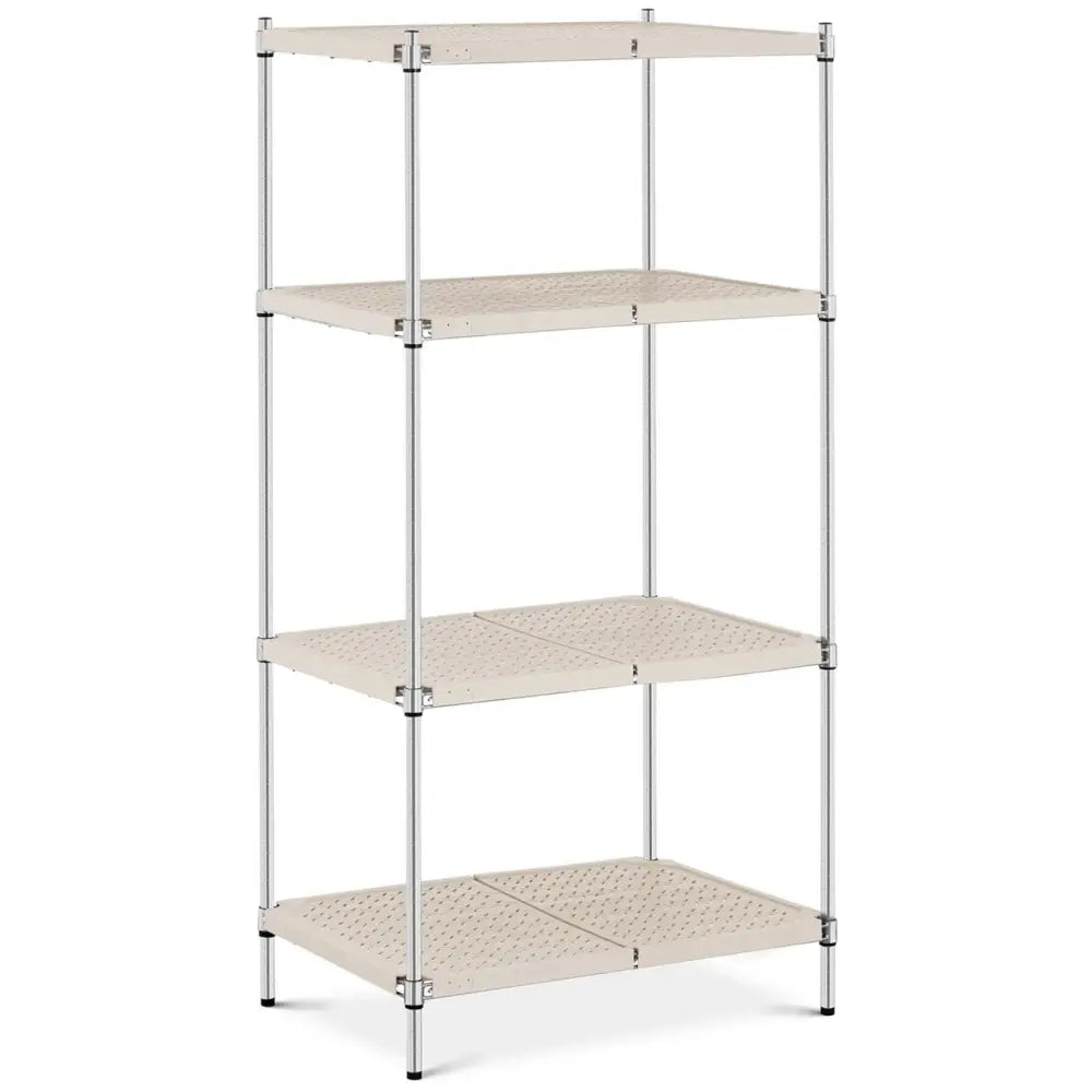 Verksted Hylle med 4 Hyller og Toppdekselet Opptil 600 Kg 90x60x180 Cm