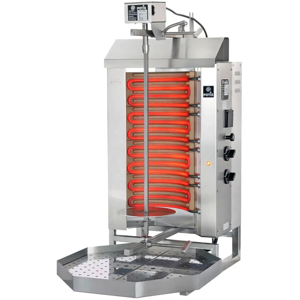 Vertikal Elektrisk Kebab- og Gyrosgrill 30 Kg 6 Kw