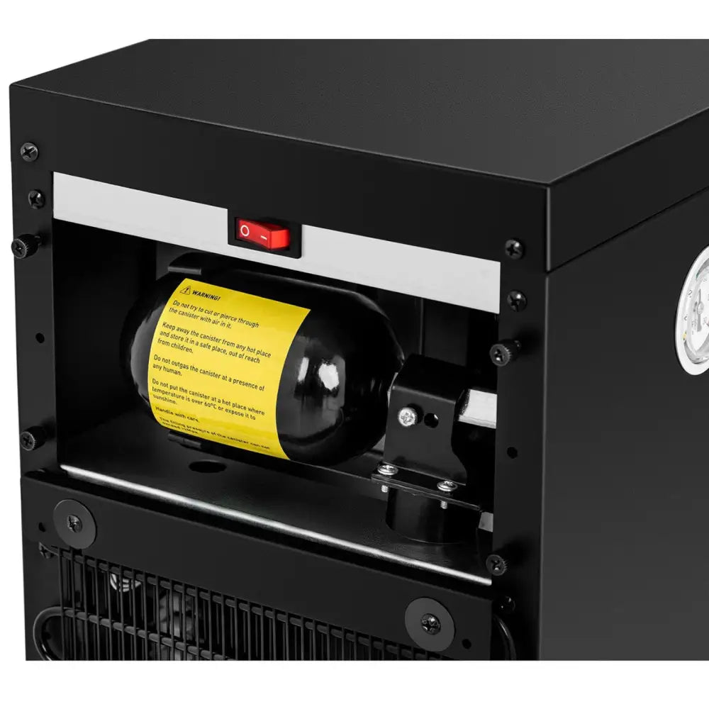 Vin-dispenser med Kjøleskap 7-18c 2 Flasker - Svart