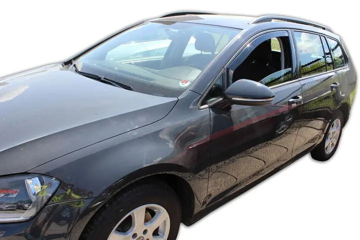 Heko vindavvisere for VW Golf VII Mk7 og e-Golf sideruter foran 2 stk sort