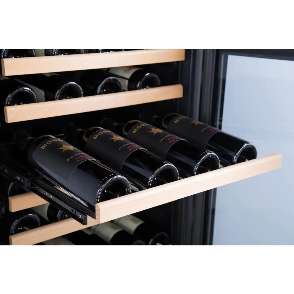 Vinkjøleskap med To Soner 166 Flasker Led 420l