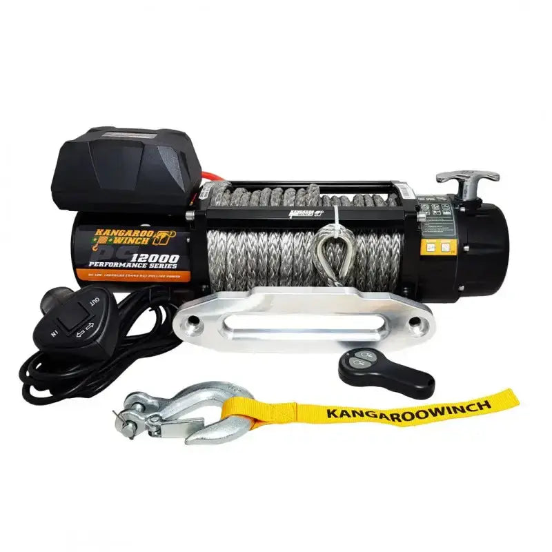 Vinsj Kangaroowinch 12000 (5443kg) Performance Series 12v Syntetisk