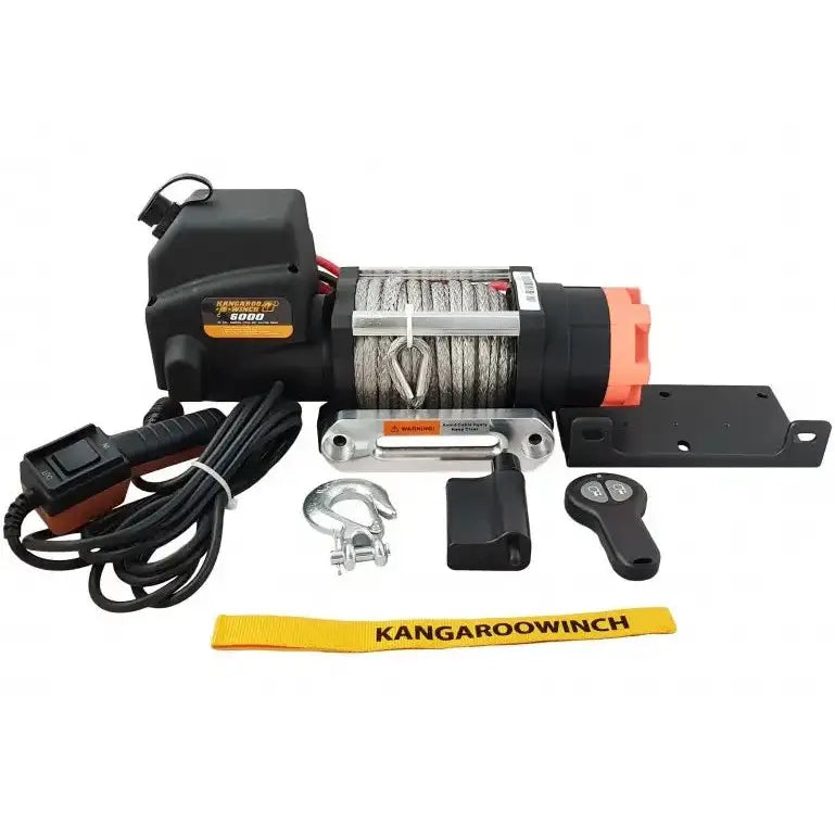 Vinsj Kangaroowinch Pw 6000lbs (2722kg) 12v Syntetisk