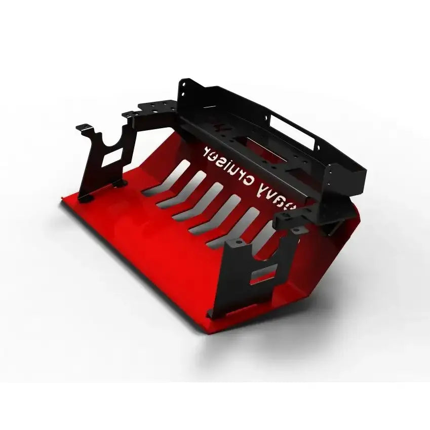 Nomax monteringsplate med skliplate for Jeep Grand Cherokee WJ – nærbilde av detaljer