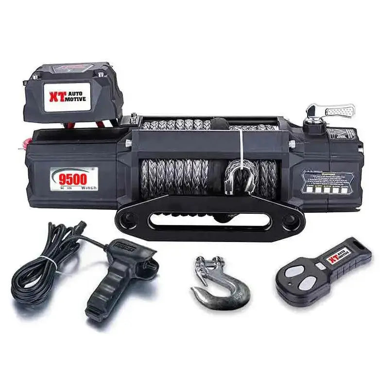 Vinsj Winch Xt 9500 12v Synthetic Pro Syntetisk