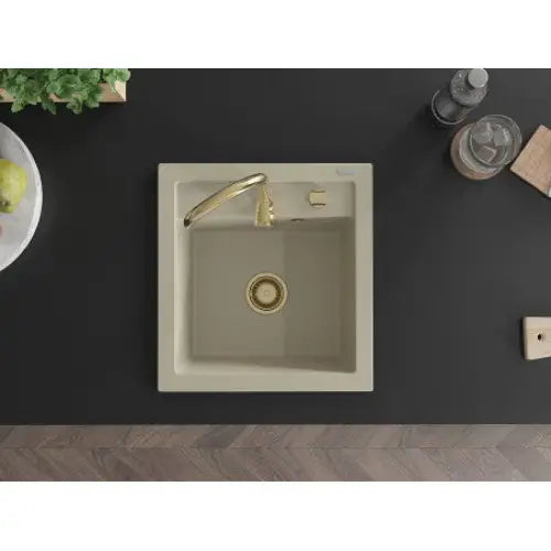 Vito Kjøkkenvask 1 Kum 520x490 Mm Beige - 6503521000-69-g