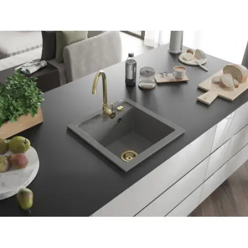 Vito Kjøkkenvask 1 Kum 520x490 Mm Grå - 6503521000-71-g