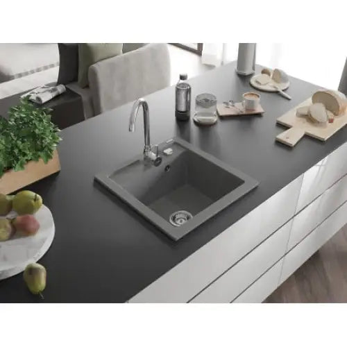 Vito Kjøkkenvask 1 Kum 520x490 Mm Grå - 6503521000-71