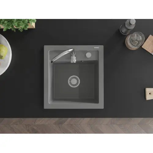 Vito Kjøkkenvask 1 Kum 520x490 Mm Grå - 6503521000-71