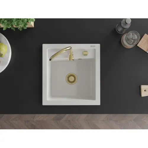 Vito Kjøkkenvask 1 Kum 520x490 Mm Hvit - 6503521000-20-g