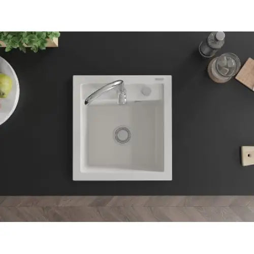 Vito Kjøkkenvask 1 Kum 520x490 Mm Hvit - 6503521000-20