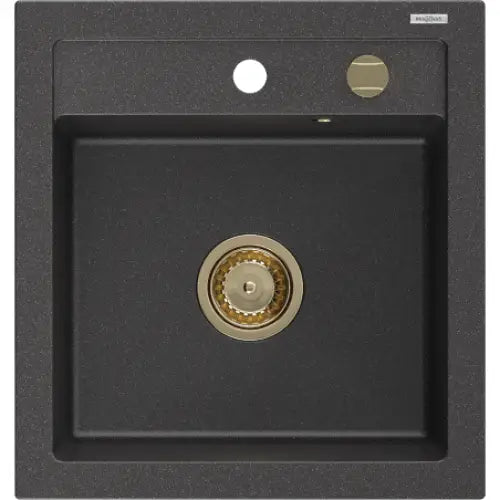 Vito Kjøkkenvask 1 Kum 520x490 Mm Svart/grå - 6503521000-76-g