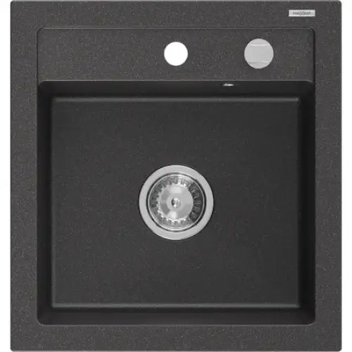 Vito Kjøkkenvask 1 Kum 520x490 Mm Svart/grå - 6503521000-76