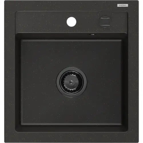 Vito Kjøkkenvask 1 Kum 520x490 Mm Svart/gull 6503521000-75-b