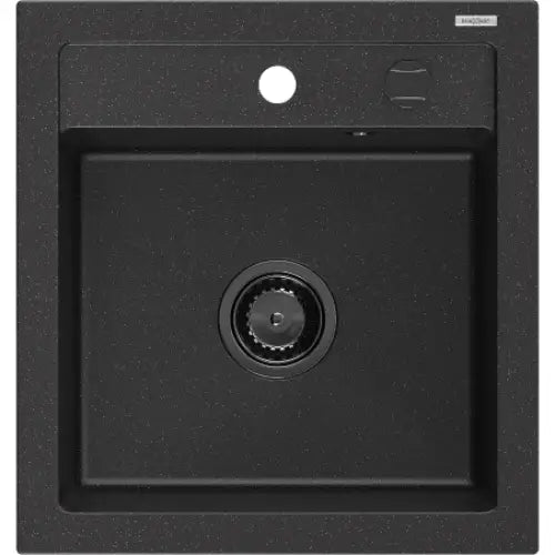 Vito Kjøkkenvask 1 Kum 520x490 Mm Svart/sølv 6503521000-73-b