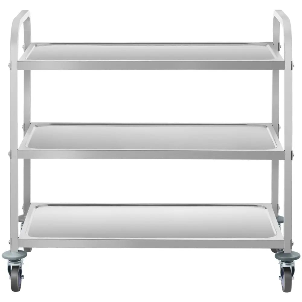 Vogn for Catering med 3 Hyller av Rustfritt Stål Royal Catering Rcsw 3a