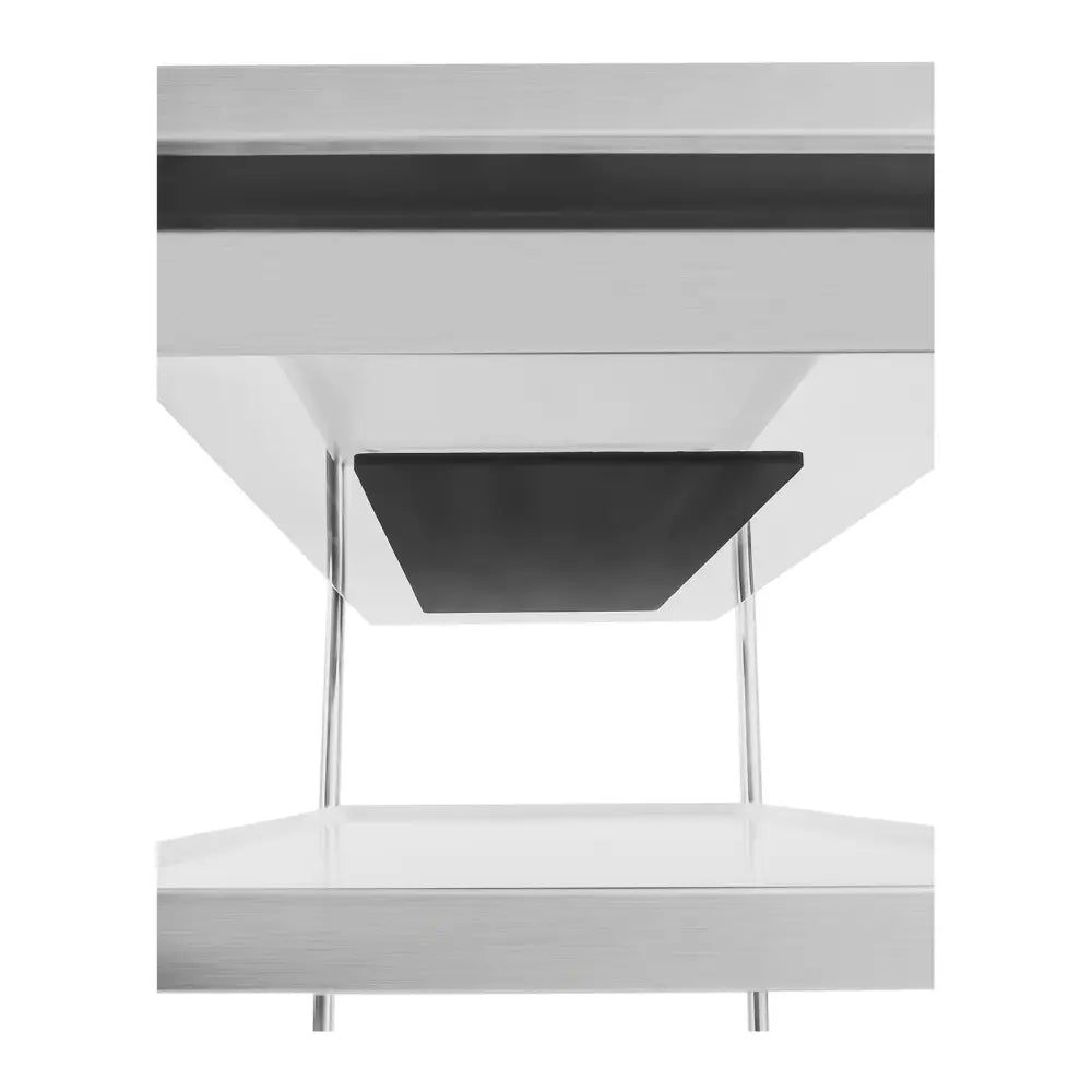 Vogn for Servitører i Rustfritt Stål - 3 Hyller Royal Catering