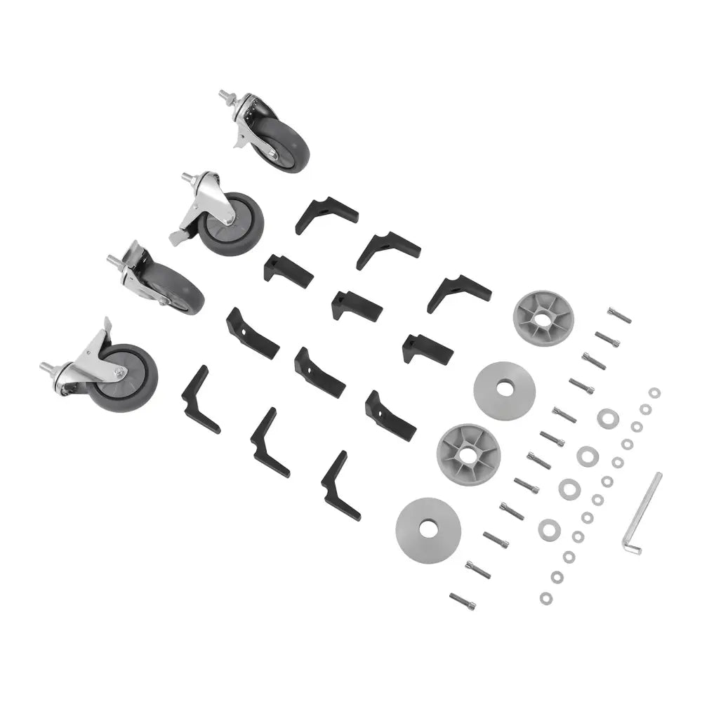 Vogn for Servitører i Rustfritt Stål - 3 Hyller Royal Catering