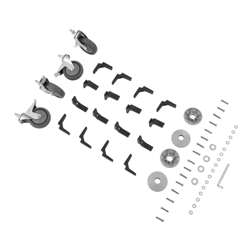 Vogn Kelner i Rustfritt Stål - 4 Hyller Royal Catering