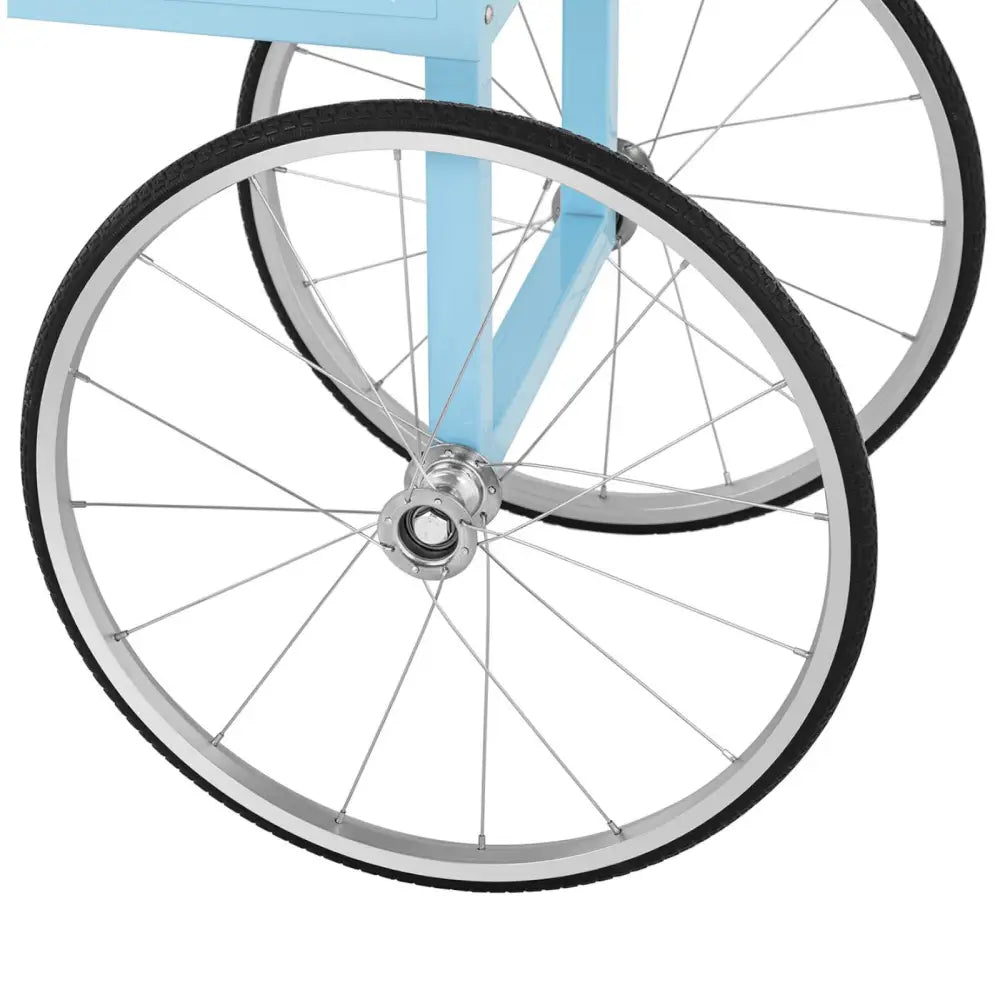 Vognbase for Popcornmaskin med Retroskap 51 x 37 Cm - Blå