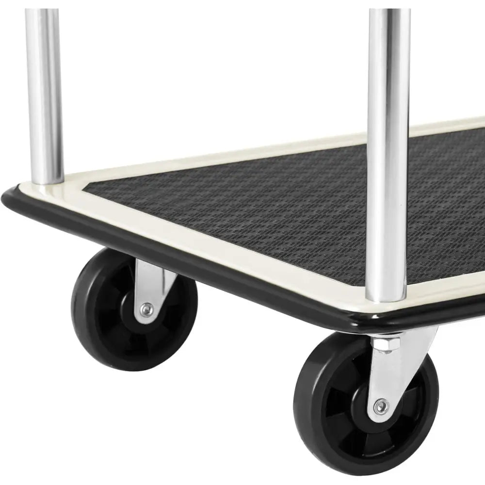 Vogntrolleytransport med Håndtak 3 Hyller Opptil 150 Kg 72 x 43 Cm