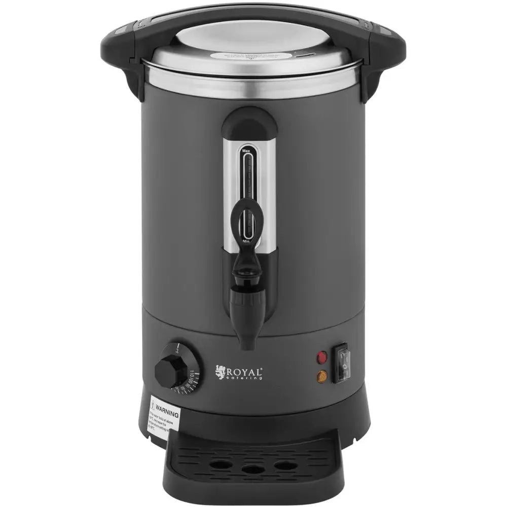 Warnik med Dobbeltvegget Vannkoker og Avrenningsrack 6,1 l 1500w Grå