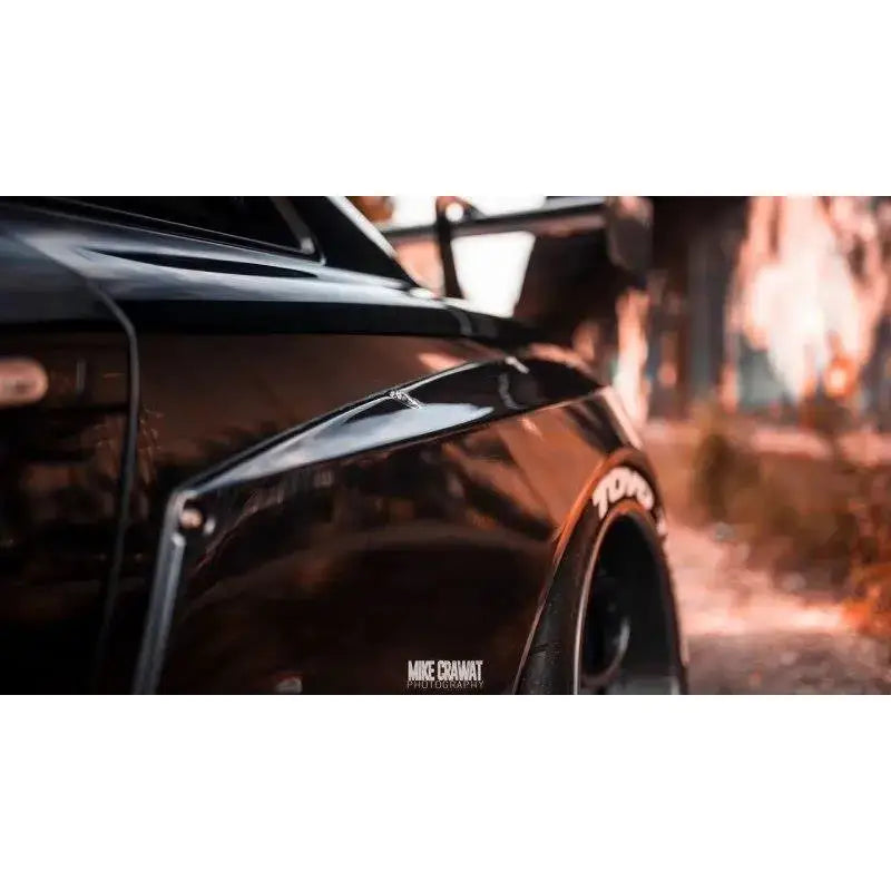 Wide Body + Sett med Carbon Splitters Nissan Gtr Mk4