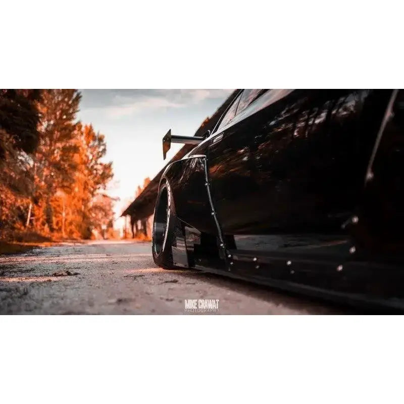 Wide Body + Sett med Carbon Splitters Nissan Gtr Mk4