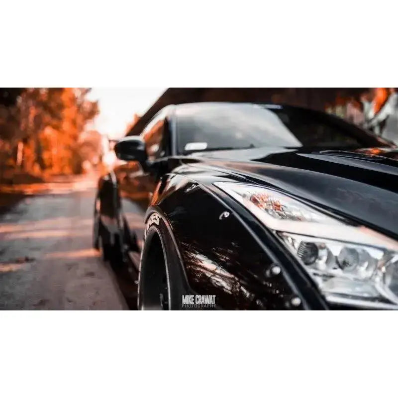 Wide Body + Sett med Carbon Splitters Nissan Gtr Mk4