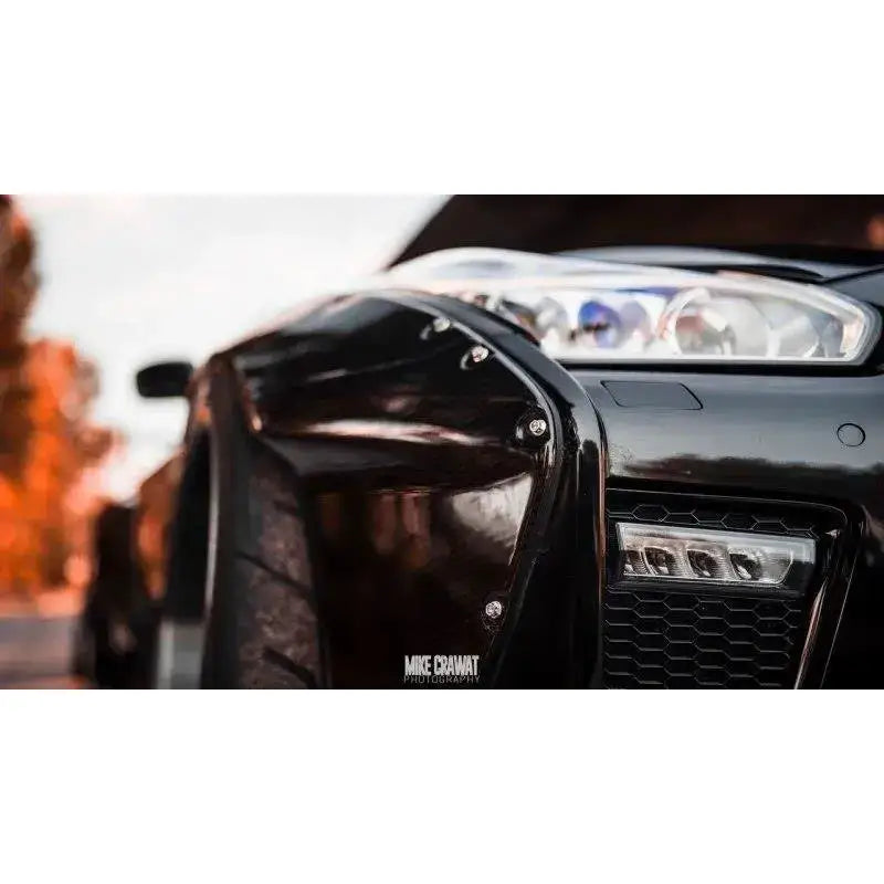 Wide Body + Sett med Carbon Splitters Nissan Gtr Mk4