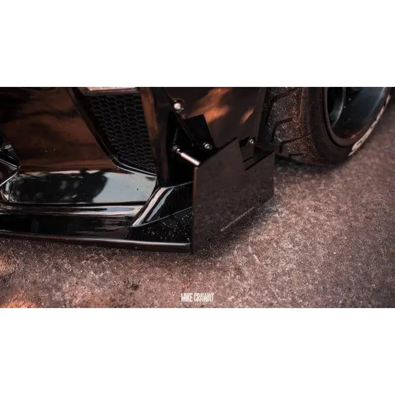 Wide Body + Sett med Carbon Splitters Nissan Gtr Mk4