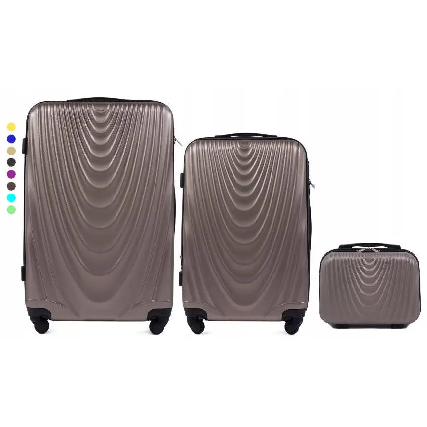 Wings Falcon Romslig Sett med 2 Kofferter med Toalettmappe